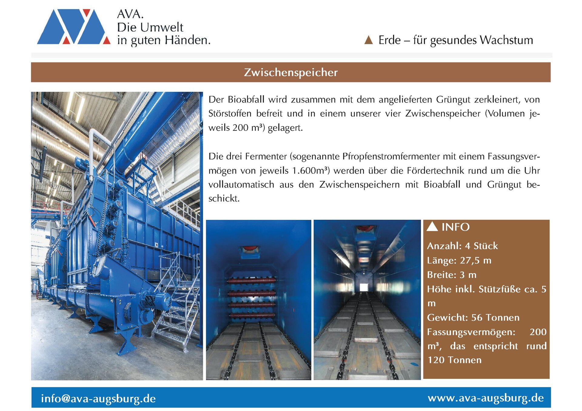 AVA Informationsplakat – Zwischenspeicher