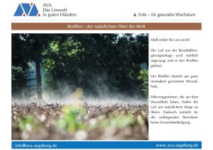 AVA Informationsplakat – Biofilter