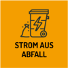 Icon Strom aus Abfall